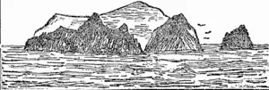 St. Kilda from the South, and Boreray. (Otago Witness, 21 December 1893)