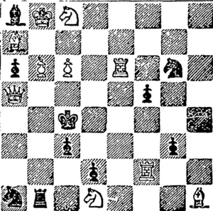 White.]  White to play and mate in three moves, (Otago Witness, 22 February 1894)