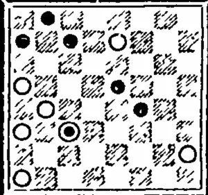 White 1 Black to play. (Otago Witness, 15 March 1894)