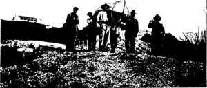 PARTY CARRYING THE BOAT DOWN TO WAIMUNGA. (Otago Witness, 26 August 1903)