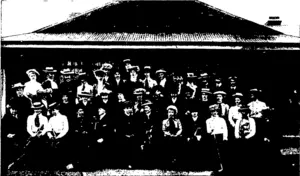 GROUP OF PLAYERS IN THE HANDICAP, SECOND DAY. (Otago Witness, 02 September 1903)