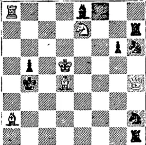 Black 8 pieces.  Whito 6 pieces. (Otago Witness, 16 September 1903)