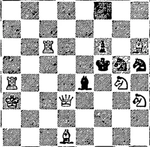 Black.]  Black 5 piece 3.  White 8 pieces.  Black 5 pieces, (Otago Witness, 28 October 1903)