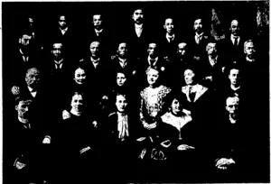 A WORKING PARTY ON THE SUBMARINE MINING VESSEL, JANIE SEDDON.  by L. Daronx.) (Otago Witness, 11 November 1903)