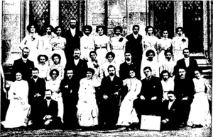 DUNEDIN COMPETITIONS SOCIETY: CENTRAL MISSION CHOIE, WINNERS OF  THE CHOIR CONTEST. (Otago Witness, 25 November 1903)