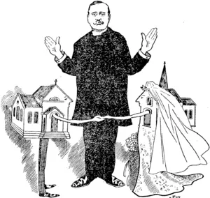 PRES3YTERIAN. METHODIST.  THE UNION OF THE CHURCHES.  The Rev. Dr Gibe in his reply said that to draw back now would be t > cover the Church with deep dishonour and shame. (Otago Witness, 25 November 1903)