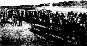 JUDGING THE TEAMS AT THE PAPAKAIO PLOUGHING MATCH, (Otago Witness, 09 October 1907)