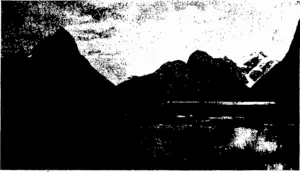 MTLFORD SOUND, WITH MITRE PE VK AND PEMBROKE GLACIER —Permin, photo. (Otago Witness, 29 April 1908)