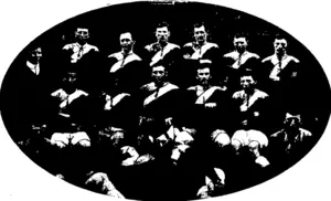 THE BUSH DISTEICTS REPRESENTATIVE RUGBY TEAM. —Star Studio, photo. (Otago Witness, 02 September 1908)