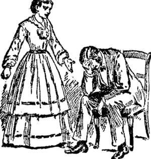 Poor Le Barron sanfo into a chair. (Ashburton Guardian, 24 April 1899)
