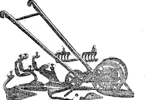 COMBINED DRILL. WHEEL HOE, CULTIVATOR, RAKE AND PLOUGH. (Auckland Star, 11 June 1892)