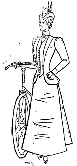 A SMART CYCLING SUIT. (Auckland Star, 10 June 1899)