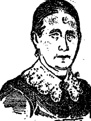 MRS JANE AGNNW. (Clutha Leader, 01 September 1899)