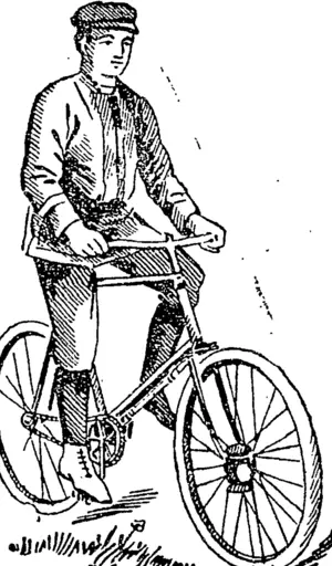 A Oeack Cyclist (Clutha Leader, 16 March 1900)
