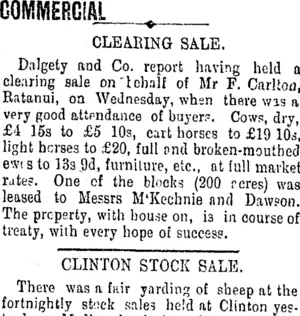 COMMERCIAL (Clutha Leader 18-3-1904)