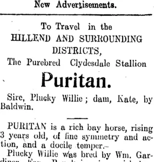 Page 2 Advertisements Column 3 (Clutha Leader 26-10-1906)