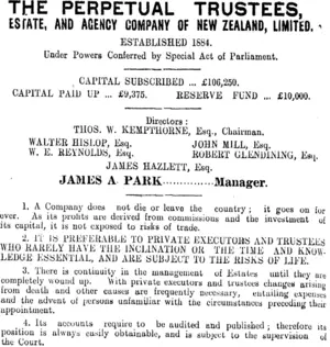 Page 6 Advertisements Column 3 (Clutha Leader 21-4-1911)