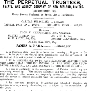 Page 6 Advertisements Column 1 (Clutha Leader 28-3-1911)