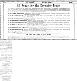 Page 4 Advertisements Column 2 (Clutha Leader 1-12-1911)