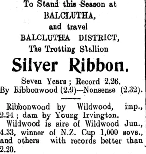 Page 8 Advertisements Column 3 (Clutha Leader 2-2-1912)