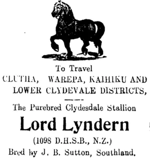 Page 3 Advertisements Column 1 (Clutha Leader 4-10-1912)
