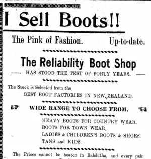 Page LII Advertisements Column 2 (Clutha Leader 11-10-1912)