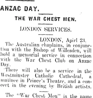 ANZAC DAY. (Clutha Leader 27-4-1917)