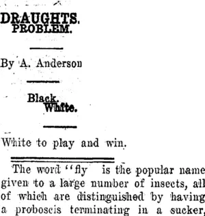 DRAUGHTS. (Clutha Leader 10-9-1920)