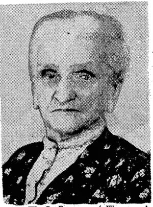 Mrs. W. G. Bdsselt, of Wanganui, who has just celebrated her ninetieth birthday. She and her late husband have long been associated with Wanganui. (Evening Post, 16 April 1940)