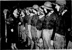 Her Majesty the Queen paid a visit of inspection to the Women s Land Army at the Goldsmiths' Hall, London, and inspected one hundred Land Army volunteers, among them being Margaret Selby, of Canterbury. " (Evening Post, 04 May 1940)