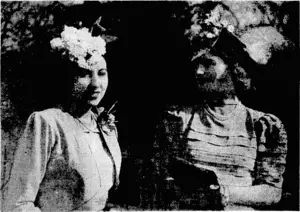 Easter brought a display of Spring fashions in London, and some delightful frocks and hats were shown in the Easter parade. These floral hats were seen in the Park. (Evening Post, 04 May 1940)