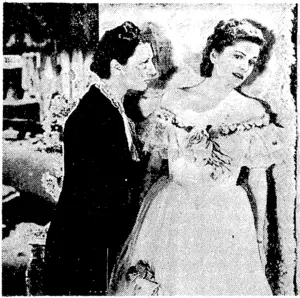 Laurence- Ollivier and Joan Fontaine have the chief roles in "Rebecca," which is to continue its remarkably successful season at the King's Theatre. (Evening Post, 13 June 1940)