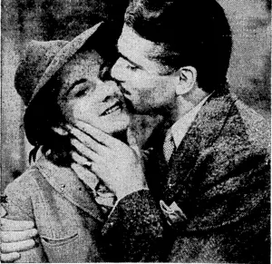Laurence Ollivier and Joan Fontaine in the now famous "Rebecca," O filmed from the Daphne dv Maurier novel, which comes to the Tivoli II Theatre next Tuesday. 7, (Evening Post, 29 August 1940)