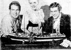 Those old-time New Yorkers Fred McMurray, Alice Faye, and Richard tlreene, who team in "Little Old New York," a tale of early days by the Hudson, which comes to the Plaza Theatre. (Evening Post, 05 September 1940)