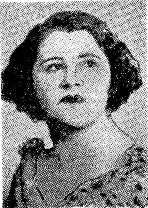Miss Hinemoa Rosieur, well-known New Zealand singer, who was killed in London by a bomb. (Evening Post, 21 September 1940)