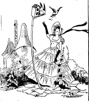 This springtime, pictures drawn by a young Australian girl, may be an inspiration to Ring artists. (Evening Post, 21 September 1940)