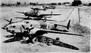 Lockheed bombers similar to those which are reported to have been purchased in the United States by Britain, .manned by French crews, and flown across the Atlantic to the Western Front. (Evening Post, 27 January 1940)