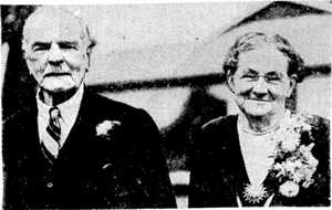 Mr. and Mrs. J. Cameron, two well-known residents'of Lower Hutt, who recently celebrated their golden wedding. (Evening Post, 26 March 1940)