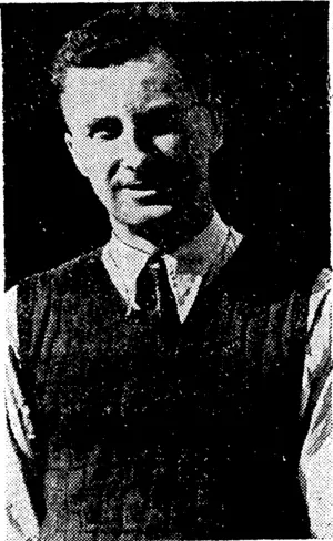 Evening Post" Photo. W. B. Reilly (Hutt), winner of the Wellington provincial golf championship title. He defeated A. T. Clelland (Tui Glen) at the twentieth in tJie final at Hereiaunga yesterday. (Evening Post, 27 March 1940)