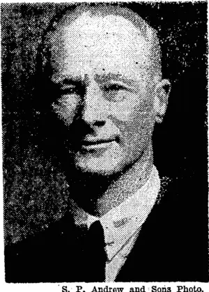 Mr. H. Valentine, Second Assistant General Manager. (Evening Post, 24 December 1940)