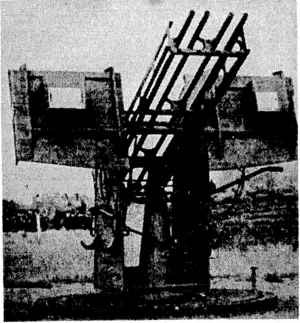 The rocket gun, a new British weapon which is being used with great success against enemy air raiders, revolutionising Britain's anti-aircraft defences ROCKET BATTERIES (Evening Post, 02 May 1944)