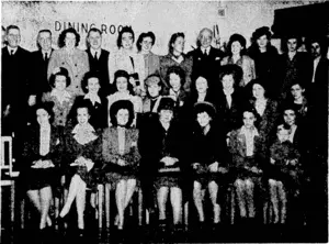 A group of Canadian wives of New Zealand , airmen,, taken, when they arrived in Wellington recently. The lady in the centre of the front row is Mrs. Riddell, wife of Dr. W. A. Riddell, High Commissioner for Canada in New Zealand. The men in the back row, from the left, are the Hon. W. Perry, M.L.C., Minister for War Co-ordination, Mr. F. Sherwood, the Hon. F. Jones, Minister of Defence, and the Hon. David Wilson, High Commissioner for New Zealand in Canada.' (Evening Post, 18 July 1944)