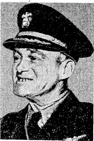 Vice-Admiral Marc Mitcher,, commander of the carrier forces of the United States Third Fleet. (Evening Post, 26 October 1944)
