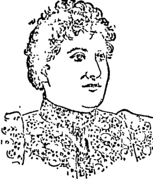Mrs. Andrews. (.From a i'liolo.) (Evening Post, 12 July 1900)