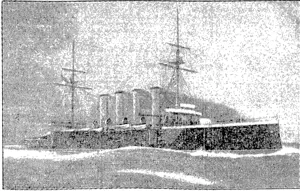 H.M.S. CBESSY,  which wa3 aunk by German submarines. The Aboukir and Hoguo were sister ships. (Evening Post, 26 September 1914)