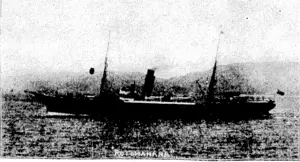 Do Mans, l'hoto. The. Rotomahana, •at one.time the best-known passenger, steamer on the, New Zealand, coast, sold .by, the Union ' Steam Ship Company in 1925, Is now being broken up at Port Melbourne, (Evening Post, 09 April 1928)