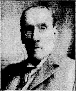 S. P. Andrew, Photo. . SIR. R. D. D. MACLEAN, ! President Manawatu and West Coast A. and P. Association. (Evening Post, 31 October 1928)