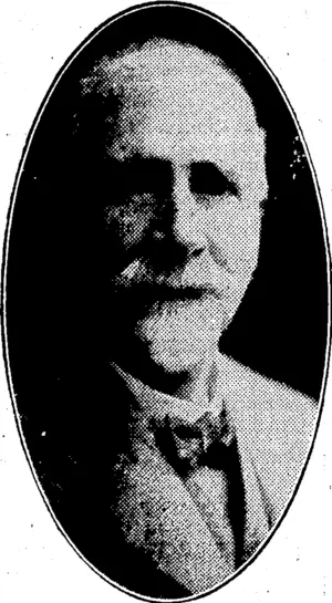 Bunting Studio, i'hoto. . MR. W. T. PENNY, F.R.A. (N.Z.), Secretary. (Evening Post, 31 October 1928)