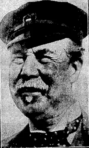 l'-.-v- Sport-and General' P/ioto. SIR THOMAS LIPTON, who has again challenged for the America Cup. His new yacht, Shamrock V., was launched recently. (Evening Post, 21 May 1930)