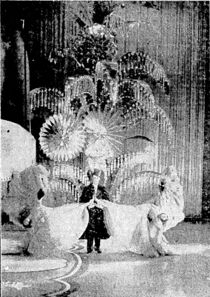 A scene from, the "Rhapsody in Blue" sequence of "The King of Jazz," now showing at the Do Luxe.Theatre. (Evening Post, 31 December 1930)